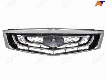 Решетка радиатора (под камеру) SAT Geely Atlas  NL3 (2016-2022) (хром)