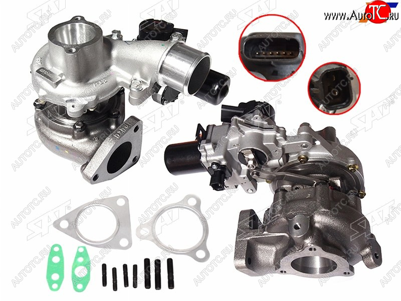 25 949 р. Турбина Toyota Hilux Pick Up 04-15  Fortuner 11-15 2KDFTV SAT ST-17201-0L070  с доставкой в г. Кемерово