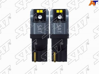 459 р. Лампа дополнительного освещения 12V W5W 1.7W150LM Canbus LED 6000-6500K, белая (Комплект 2 шт.) SAT ST-175-0057  с доставкой в г. Кемерово. Увеличить фотографию 1