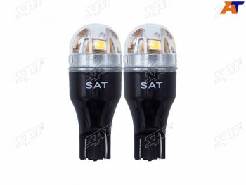 559 р. Лампа дополнительного освещения 12V W16W 1.4W150LM Canbus LED 6000-6500K, белая (Комплект 2 шт.) SAT ST-175-0058  с доставкой в г. Кемерово. Увеличить фотографию 1