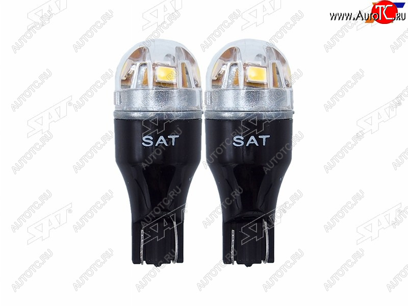 559 р. Лампа дополнительного освещения 12V W16W 1.4W150LM Canbus LED 6000-6500K, белая (Комплект 2 шт.) SAT ST-175-0058  с доставкой в г. Кемерово
