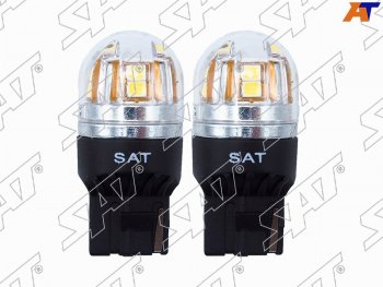 799 р. Лампа дополнительного освещения 12V W21W 2.8W320LM Canbus LED (Комплект 2 шт.) SAT ST-175-0060  с доставкой в г. Кемерово. Увеличить фотографию 1