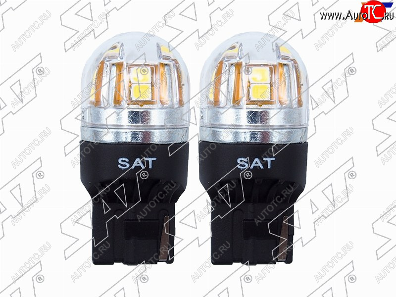 799 р. Лампа дополнительного освещения 12V W21W 2.8W320LM Canbus LED (Комплект 2 шт.) SAT ST-175-0060  с доставкой в г. Кемерово