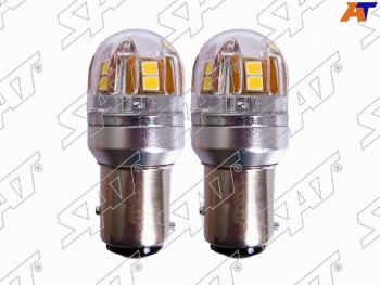 879 р. Лампа дополнительного освещения 12V P215W 2.8W0.4W320LM  Canbus LED (Комплект 2 шт.) SAT ST-175-0065  с доставкой в г. Кемерово. Увеличить фотографию 1