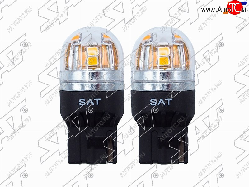 879 р. Лампа дополнительного освещения 12V WY21W 2.8W320LM Canbus LED (Комплект 2 шт.) SAT ST-175-0067  с доставкой в г. Кемерово
