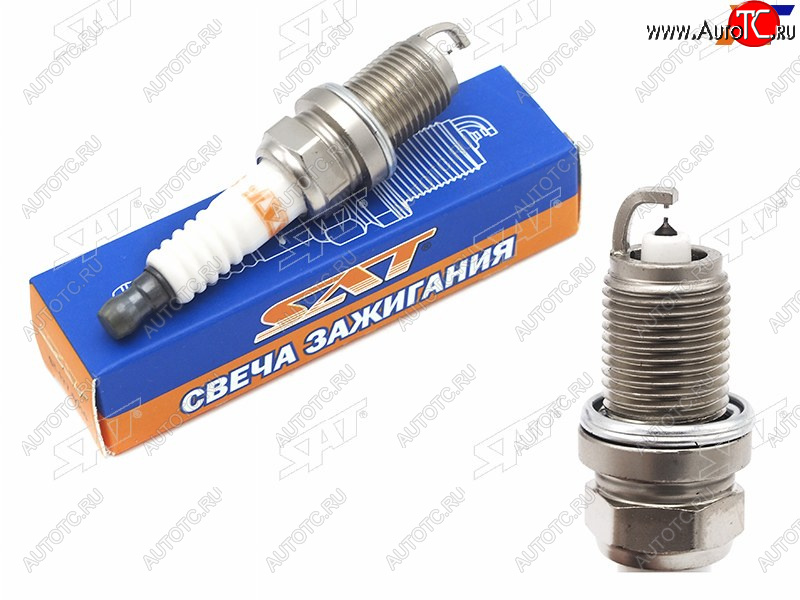 419 р. Свеча зажигания AUDI A3A4A6RENAULT LOGANDUSTER 04-SKODA OCTAVIA 04-RAPID 12-VW GOLFJETTA 05- SAT ST-177-0010  с доставкой в г. Кемерово
