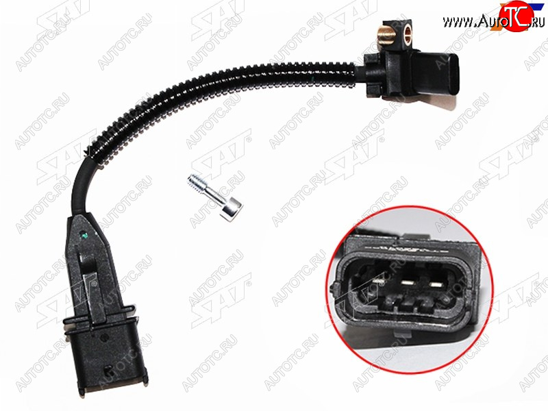 1 299 р. Датчик положения коленвала OPEL ASTRA H 04-10 ASTRA J 10- CORSA D 07- VECTRA C 02-08 SAT ST-193-0033  с доставкой в г. Кемерово