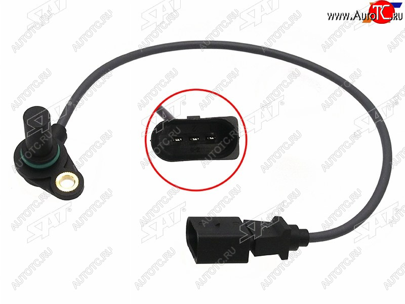 849 р. Датчик положения коленчатого вала VW GOLF 98-10 JETTA 99-07 OCTAVIA 97-11 AUDI A3 97-03 SAT ST-193-0049  с доставкой в г. Кемерово