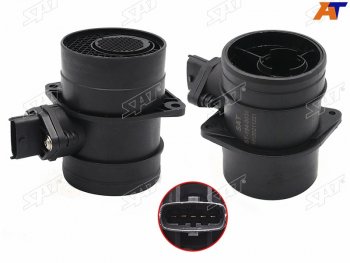 2 669 р. Расходомер воздуха KIA Hyundai Terracan 2.9 CRDI 01- Kia Sorento 2.5 CRDi 02- HYUNDAI H-1 02- SAT ST-194-0036  с доставкой в г. Кемерово. Увеличить фотографию 1