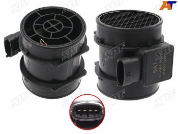 2 299 р. Расходомер воздуха OPEL ASTRA G 98-05 ASTRA H 04-10 CORSA C 00-06 VECTRA B 95-03 VECTRA C 02-08  SAT ST-194-0033  с доставкой в г. Кемерово. Увеличить фотографию 1