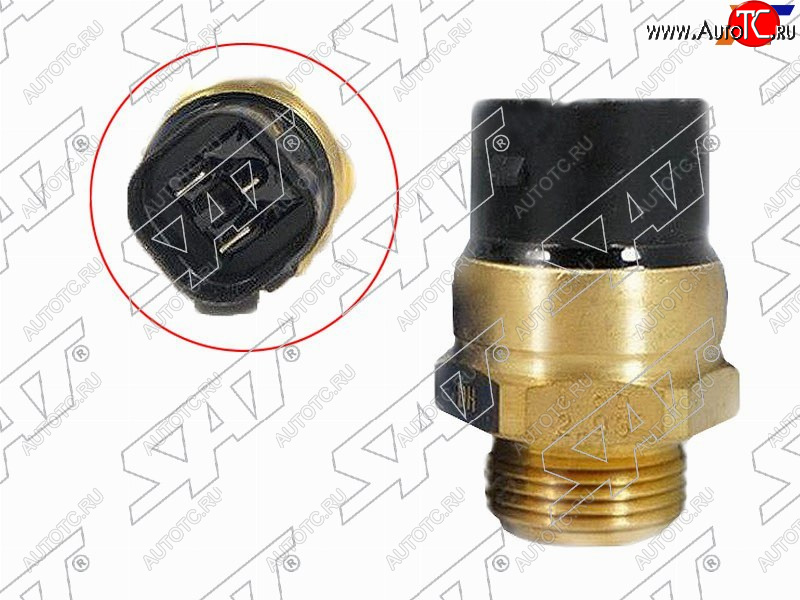 589 р. Датчик температуры включения вентилятора SKODA Octavia 04-FabiaVW BoraGolfPoloPassat 94- SAT ST-1H0 959 481 B  с доставкой в г. Кемерово