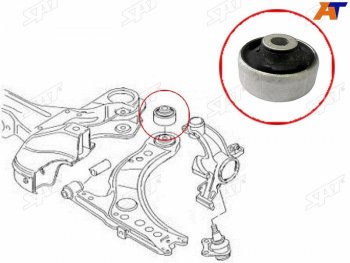 293 р. Сайлентблок Audi A3 96-03  Skoda Octavia 96-13  Rapid 12-  Volkswagen Golf 97-06  Polo 05-22  A SAT ST-1J0407181  с доставкой в г. Кемерово. Увеличить фотографию 1