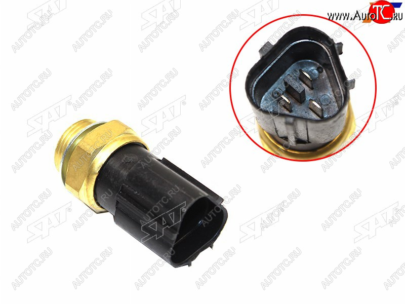 559 р. Датчик температуры включения вентилятора VOLKSWAGEN Polo 10-SKODA Rapid 12- SAT ST-1J0 959 481 A  с доставкой в г. Кемерово