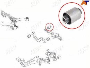 399 р. Сайлентблок Audi A3 03-13  Q3 11-19  Chery Tiggo 4 17-19  Skoda Octavia 04-13  Volkswagen Golf 0 SAT ST-1K0505311AB-B  с доставкой в г. Кемерово. Увеличить фотографию 1