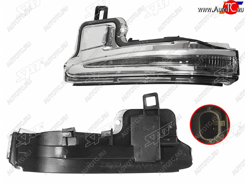 1 999 р. Поворот в зеркало (Слева) Toyota RAV4 (XA50) 18-  Alphard (H30) 15-18  Highlander 19-  Vellfire 1 SAT ST-202-0003  с доставкой в г. Кемерово