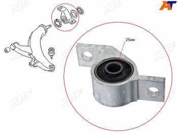 1 199 р. Сайлентблок Subaru Forester 97-08  Impreza 92-07  Legacy 93-98  Outback 94-03 (Перед Слева) SAT ST-20201-AC110  с доставкой в г. Кемерово. Увеличить фотографию 1