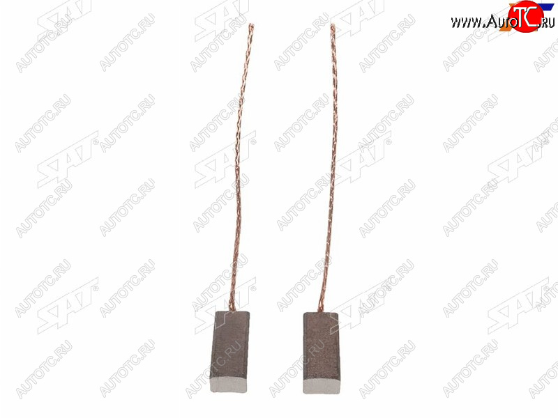 59 р. Щетка генераторастартера 2 шт. FORD FIESTA 08-MONDEO 1.21.8 07-10PEUGEOT 1007 1.41.6 12V 05- SAT ST-204-0007  с доставкой в г. Кемерово
