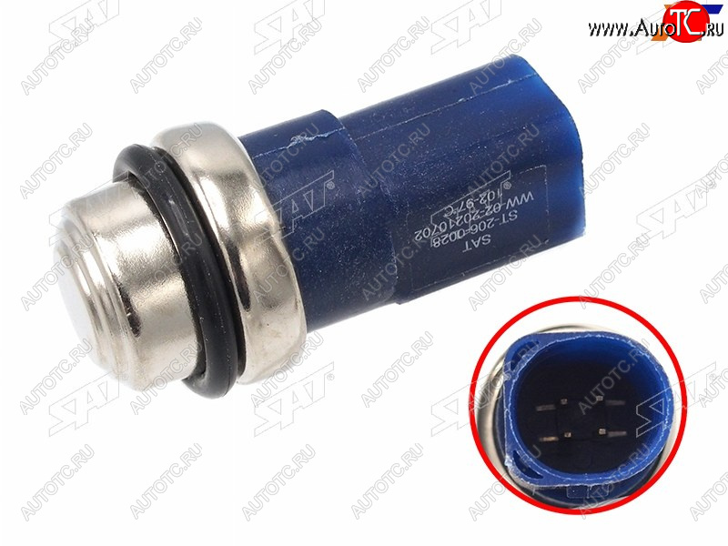 359 р. Датчик температуры ОЖ AUDI A4 94-04 A6 97-05 VW PASSAT 94-05 SAT ST-206-0028  с доставкой в г. Кемерово