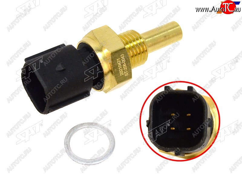 339 р. Датчик температуры ОЖ MERCEDES W210 96-02 W202 93-00 SPRINTER 95-06 VW LT 28-35 96-06              SAT ST-206-0043  с доставкой в г. Кемерово