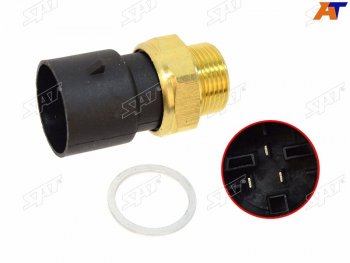 669 р. Датчик температуры ОЖ OPEL ASTRA F 91-01 CORSA AB 82-00 VECTRA AB 88-03 SAT ST-206-0046  с доставкой в г. Кемерово. Увеличить фотографию 2