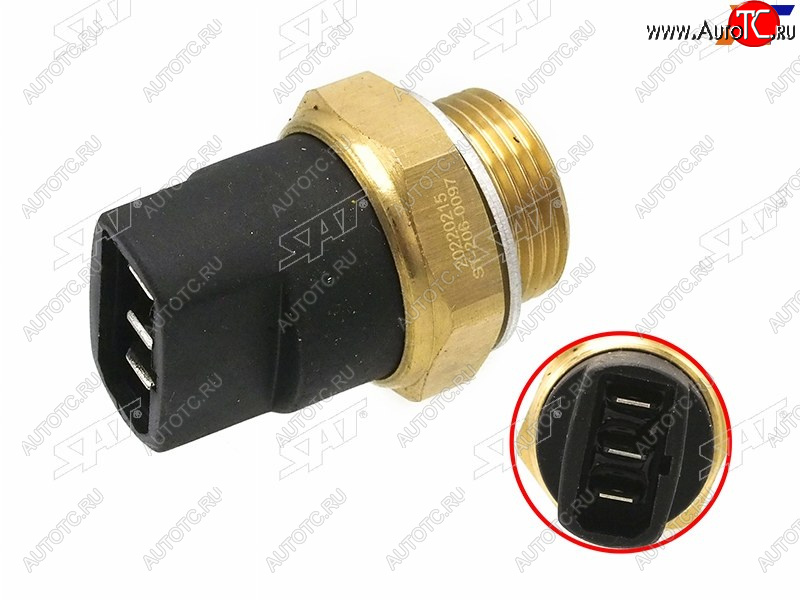 529 р. Датчик температуры ОЖ AUDI A8 94-02 VW TRANSPORTER 00-03 SAT ST-206-0097  с доставкой в г. Кемерово
