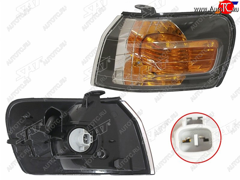 1 289 р. Габарит Toyota Corolla (E110) 95-97 (Слева чёрный) SAT ST-212-1592BL  с доставкой в г. Кемерово