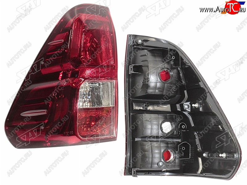2 299 р. Фонарь задний левый (с ПТФ) TOYOTA  Toyota Hilux  AN120 (2016-2020) дорестайлинг  с доставкой в г. Кемерово