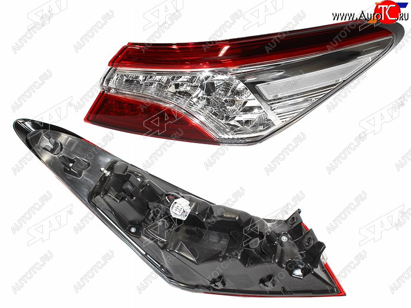 6 349 р. Фонарь задний правый (LED) SAT Toyota Camry XV70 (2017-2021) дорестайлинг с доставкой в г. Кемерово Увеличить фотографию 1 6 349 р. Фонарь задний правый (LED) SAT Toyota Camry XV70 (2017-2021) дорестайлинг с доставкой в г. Кемерово