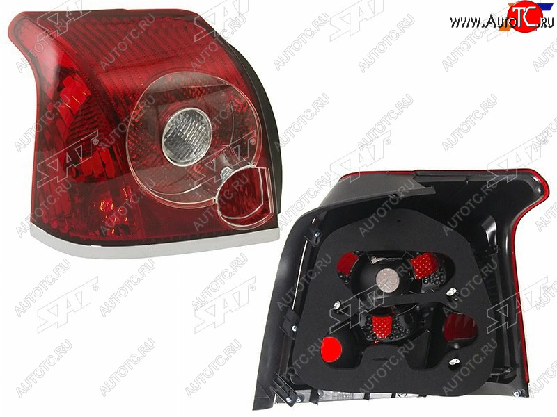 4 699 р. Фонарь задний левый SAT  Toyota Avensis  T250 седан (2006-2008) рестайлинг  с доставкой в г. Кемерово