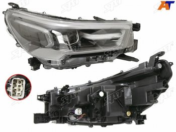 Фара Toyota Hilux Pick Up 20- (Справа LED ДХО С электрокорректором) SAT ST-212-20AMR