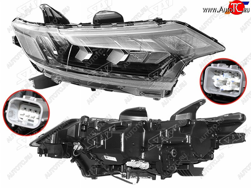 23 999 р. Фара правая (LED) SAT  Mitsubishi Outlander  GF (2018-2022) 3-ий рестайлинг  с доставкой в г. Кемерово