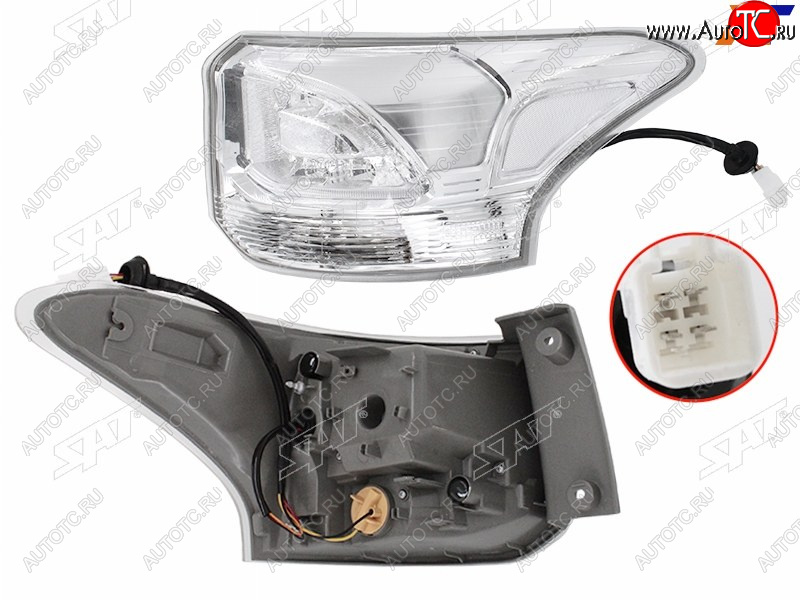 8 799 р. Фонарь задний правый (внешний, LED) SAT  Mitsubishi Outlander  GF (2014-2016) 1-ый рестайлинг  с доставкой в г. Кемерово