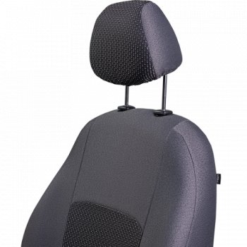 5 399 р.  Комплект чехлов для сидений (РЗСиС 40/60, 2П жаккард) ДУБЛИН Lord Autofashion  Chery Amulet (Corda)  A15 (2003-2010) лифтбэк (серый, вставка серая, строчка серая)  с доставкой в г. Кемерово. Увеличить фотографию 3