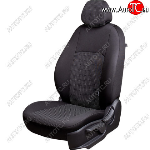 7 849 р.  Комплект чехлов для сидений (РЗСиС 40/60, 2П жаккард) ДУБЛИН Lord Autofashion  Chery Amulet (Corda)  A15 (2003-2010) лифтбэк (черный, вставка черная, строчка белая)  с доставкой в г. Кемерово