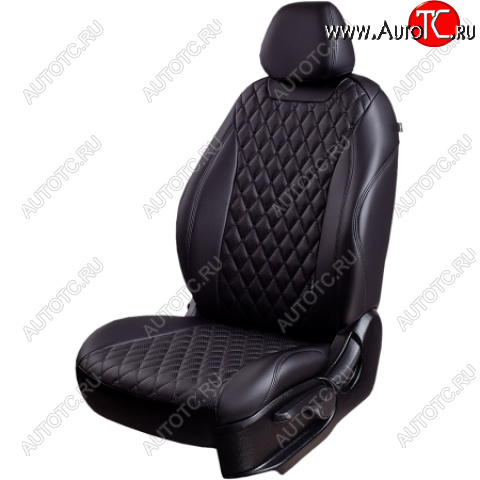 18 399 р. Чехлы сидений (РЗС 60/40, подлок., 3Г, Орегон) БАЙРОН Lord Autofashion  Chery Tiggo 7 PRO (2019-2025) (черный, вставка черная, строчка черная)  с доставкой в г. Кемерово