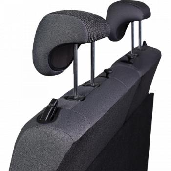 5 549 р. Комплект чехлов для сидений (ЦЗС Жаккард) Дублин Lord Autofashion Daewoo Nexia дорестайлинг (1995-2008) (серый, вставка Сеул серая)  с доставкой в г. Кемерово. Увеличить фотографию 8