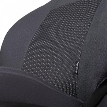5 549 р. Комплект чехлов для сидений (ЦЗС Жаккард) Дублин Lord Autofashion Daewoo Nexia дорестайлинг (1995-2008) (серый, вставка Сеул серая)  с доставкой в г. Кемерово. Увеличить фотографию 2