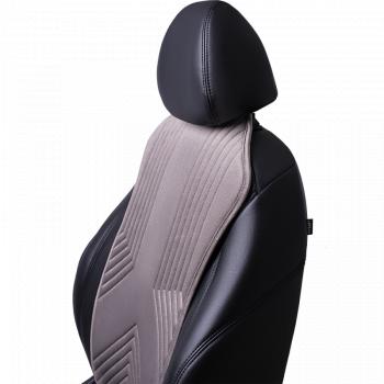 2 579 р. Накидка на сиденье (1 место Афины) ЛЮКС ст ВАН ВЭЙ Lord Autofashion   (серый, строчка серая)  с доставкой в г. Кемерово. Увеличить фотографию 7