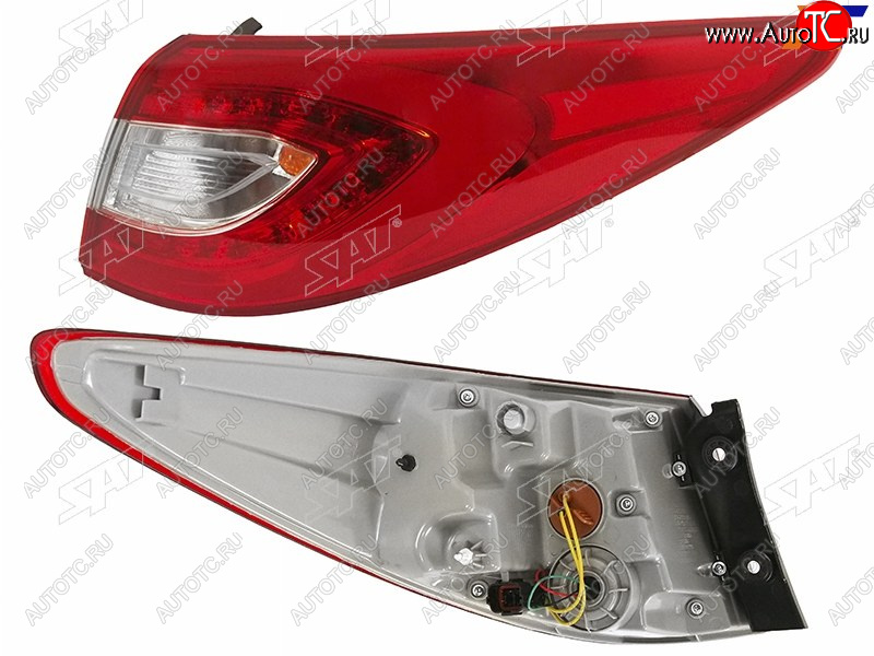 7 399 р. Фонарь задний правый (внешний, LED) SAT Hyundai IX35 LM дорестайлинг (2009-2013)  с доставкой в г. Кемерово