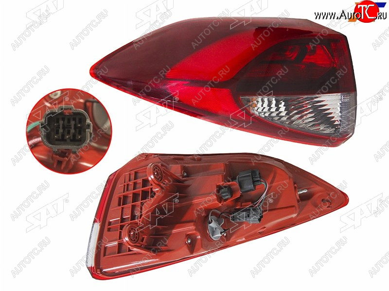 5 499 р. Фонарь задний левый (внешний, LED) SAT Hyundai Tucson TL дорестайлинг (2015-2018) с доставкой в г. Кемерово Увеличить фотографию 1 5 499 р. Фонарь задний левый (внешний, LED) SAT Hyundai Tucson TL дорестайлинг (2015-2018) с доставкой в г. Кемерово