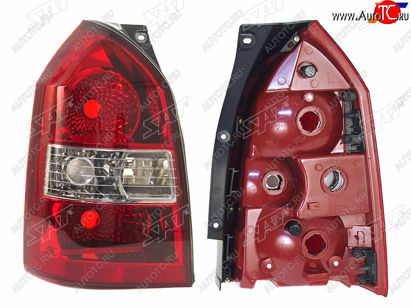 2 169 р. Фонарь задний левый SAT Hyundai Tucson JM (2004-2010)  с доставкой в г. Кемерово