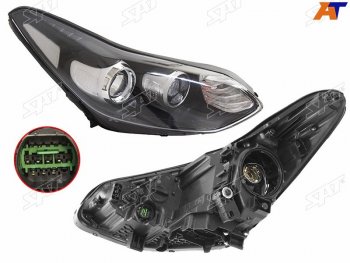 Фара правая (галоген, LED) SAT KIA Sportage  4 QL (2016-2022) дорестайлинг, рестайлинг