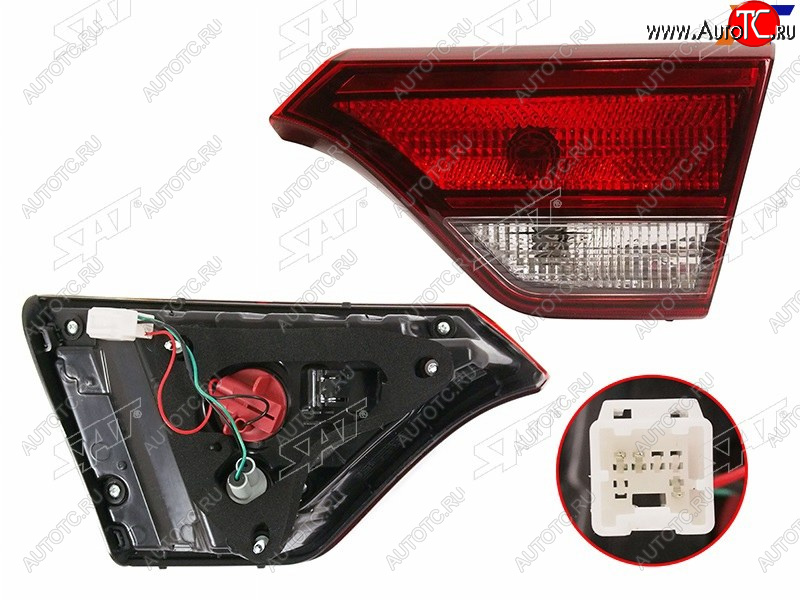 3 589 р. Правый фонарь в крышку багажника SAT  KIA Rio  4 FB (2020-2022) рестайлинг седан  с доставкой в г. Кемерово