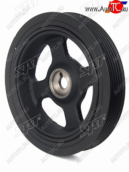 3 399 р. Шкив коленвала HYUNDAI SOLARISRIO 11-ELANTRA 06-11I20I30I40 07-IX35 09-KIA CEED 06-12 SAT ST-23124-2B000  с доставкой в г. Кемерово