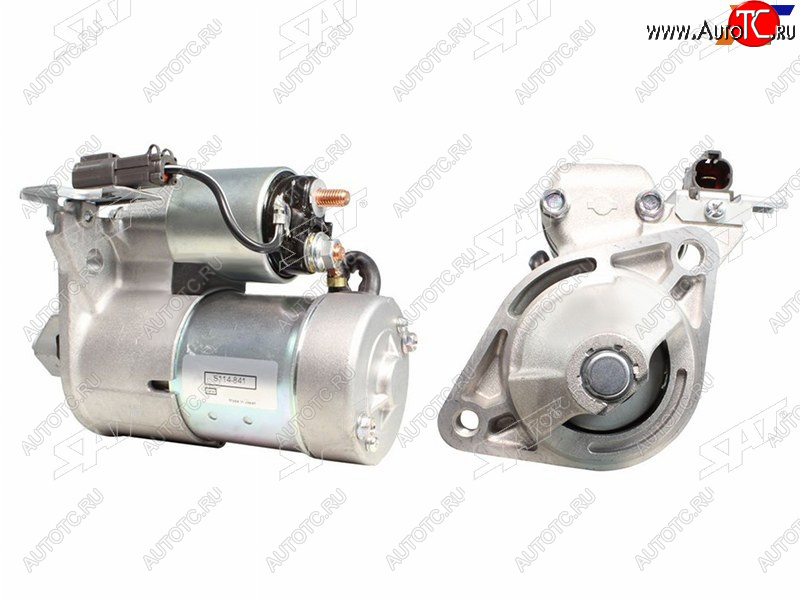 5 249 р. Стартер Nissan Bluebird Sylphy 00-05 (1,4 kW Z=8 (восстановленный)) SAT ST-23300-6N160  с доставкой в г. Кемерово