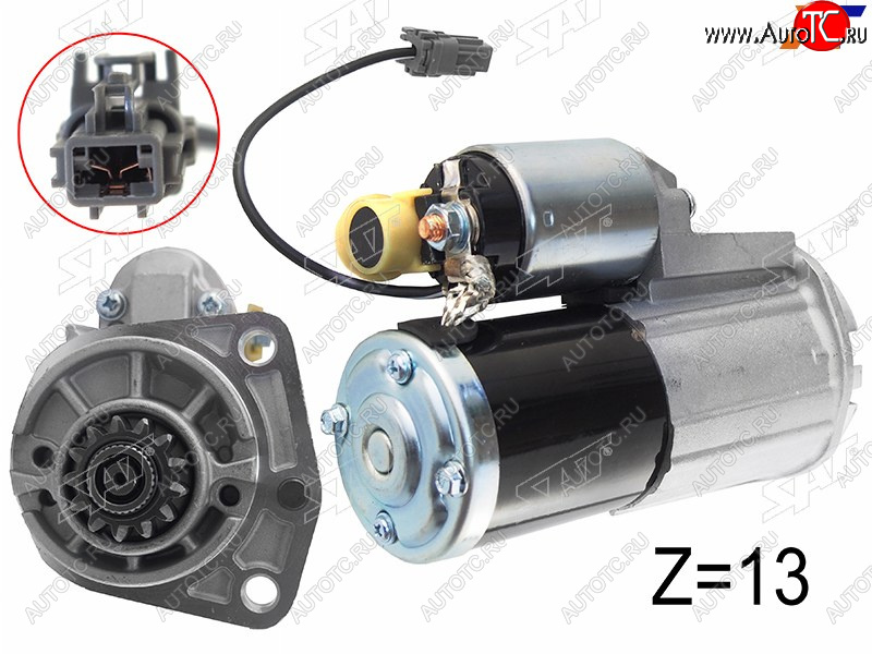 7 199 р. Стартер (1,7 kW Z=13 ) SAT Nissan Murano 2 Z51 дорестайлинг (2008-2011)  с доставкой в г. Кемерово