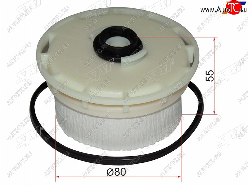 399 р. Фильтр топливный (картридж) TOYOTA LAND CRUISER 200 1VDFTV 07- SAT ST-23390-51070  с доставкой в г. Кемерово