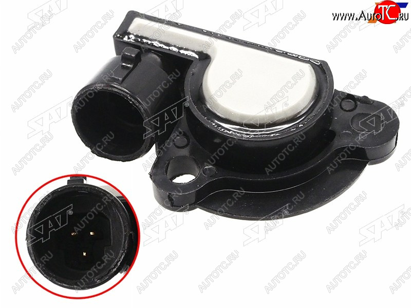 299 р. Датчик положения дроссельной заслонки OPEL ASTRA F 92-98 ASTRA G 98-10 CORSA B 93-02 VECTRA A 89- SAT ST-250-0014  с доставкой в г. Кемерово