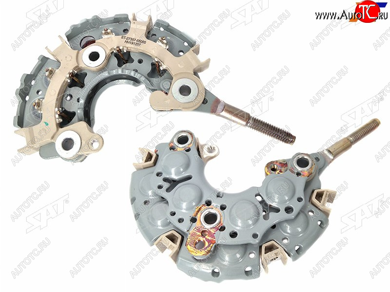 969 р. Диодный мост генератора TOYOTA 2C1FZ3VZ5VZ4AF12NZFE (8 диодов) SAT ST-27357-55080  с доставкой в г. Кемерово