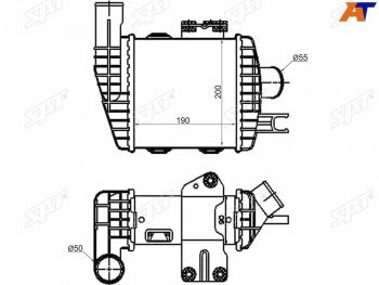 Интеркулер HYUNDAI TUCSON 04-09KIA SPORTAGE 04-09 SAT ST-28271-27250
